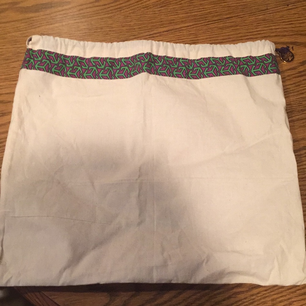 Tory Burch dust bag drawstring cover New